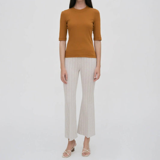 Rosetta Getty - Cropped Sleeve T-shirt