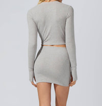 Heroine Sport - Henley Rib Cardigan