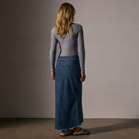 James Perse - High Low Denim Skirt