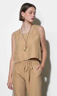 Greylin - Zoey Side Button Top