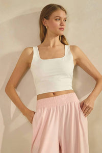 Oddi - Squareneck Cropped Top
