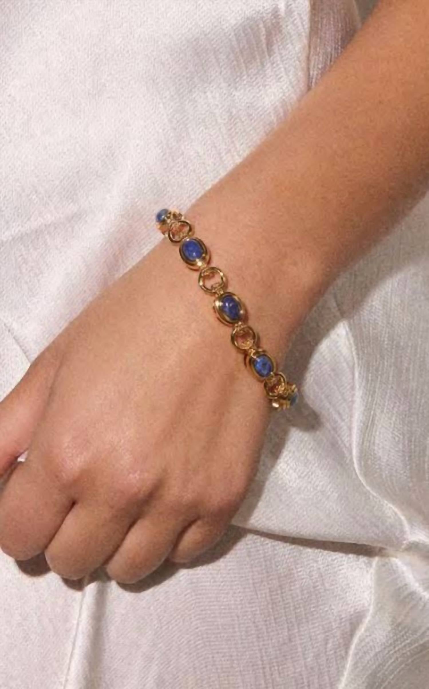 Luv Aj - Women's Lapis Link Bracelet