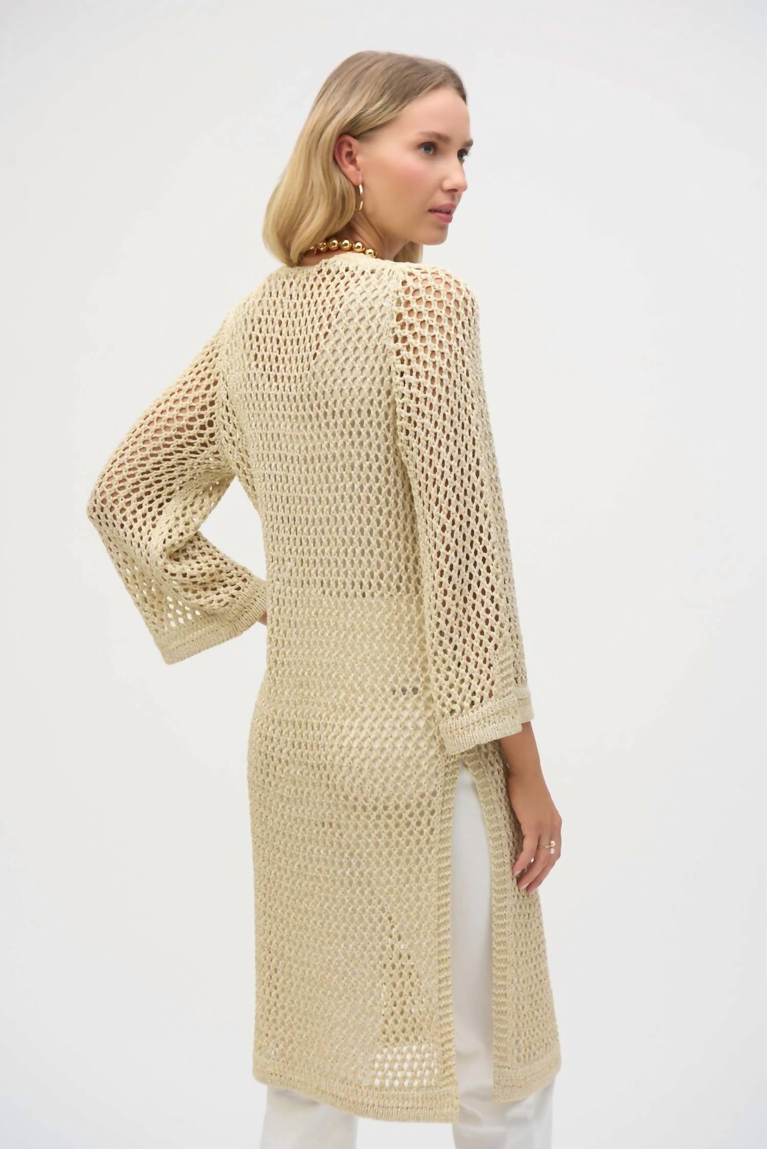 Joseph Ribkoff - Sweater Knit Open Stitch Cover-up