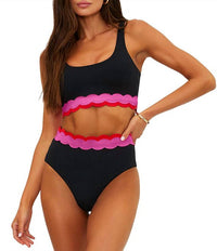 Beach Riot - Marin Wave Scoop Bralette Swim Top And Bottom