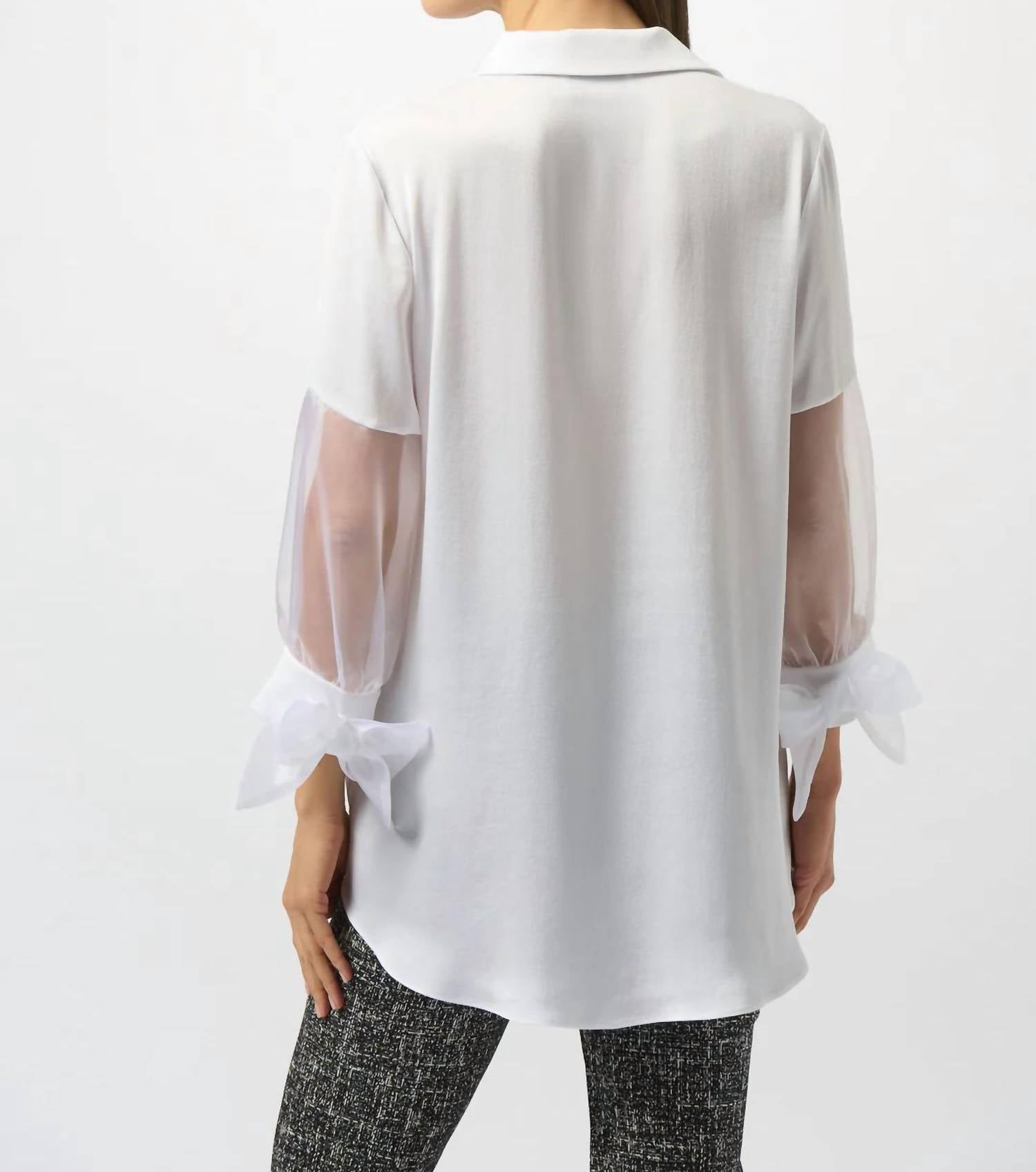 Joseph Ribkoff - Chic Hip-length Blouse