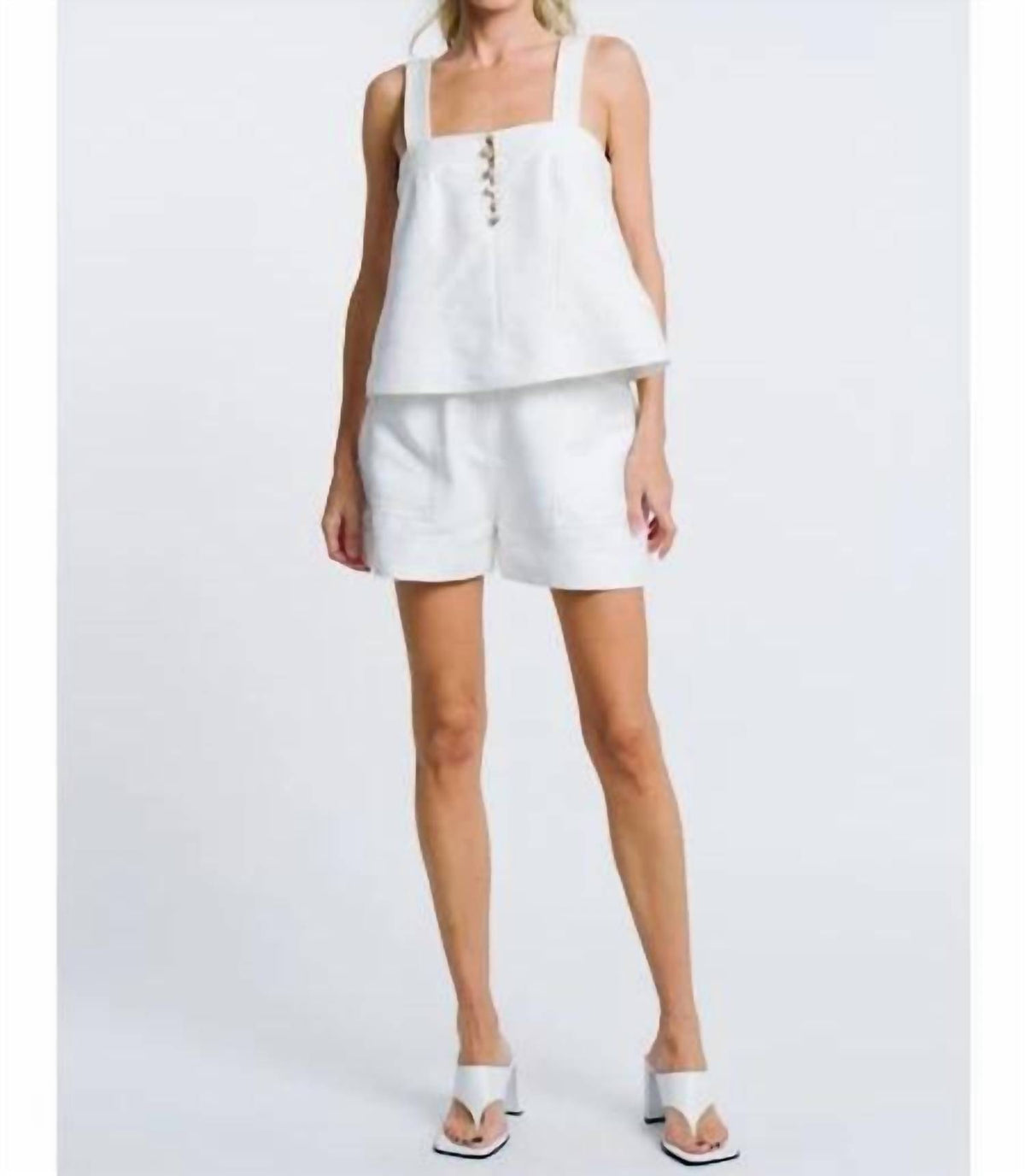 Ciebon - Women's Jaclyn Topstitched Tank Top