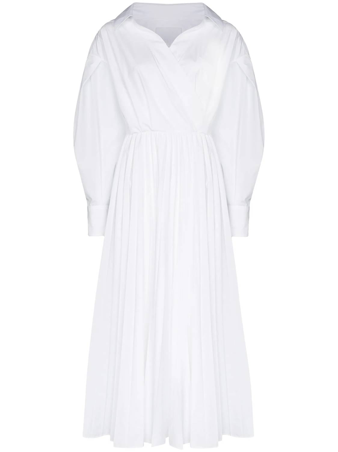 Valentino - Pleated Midi Wrap Dress