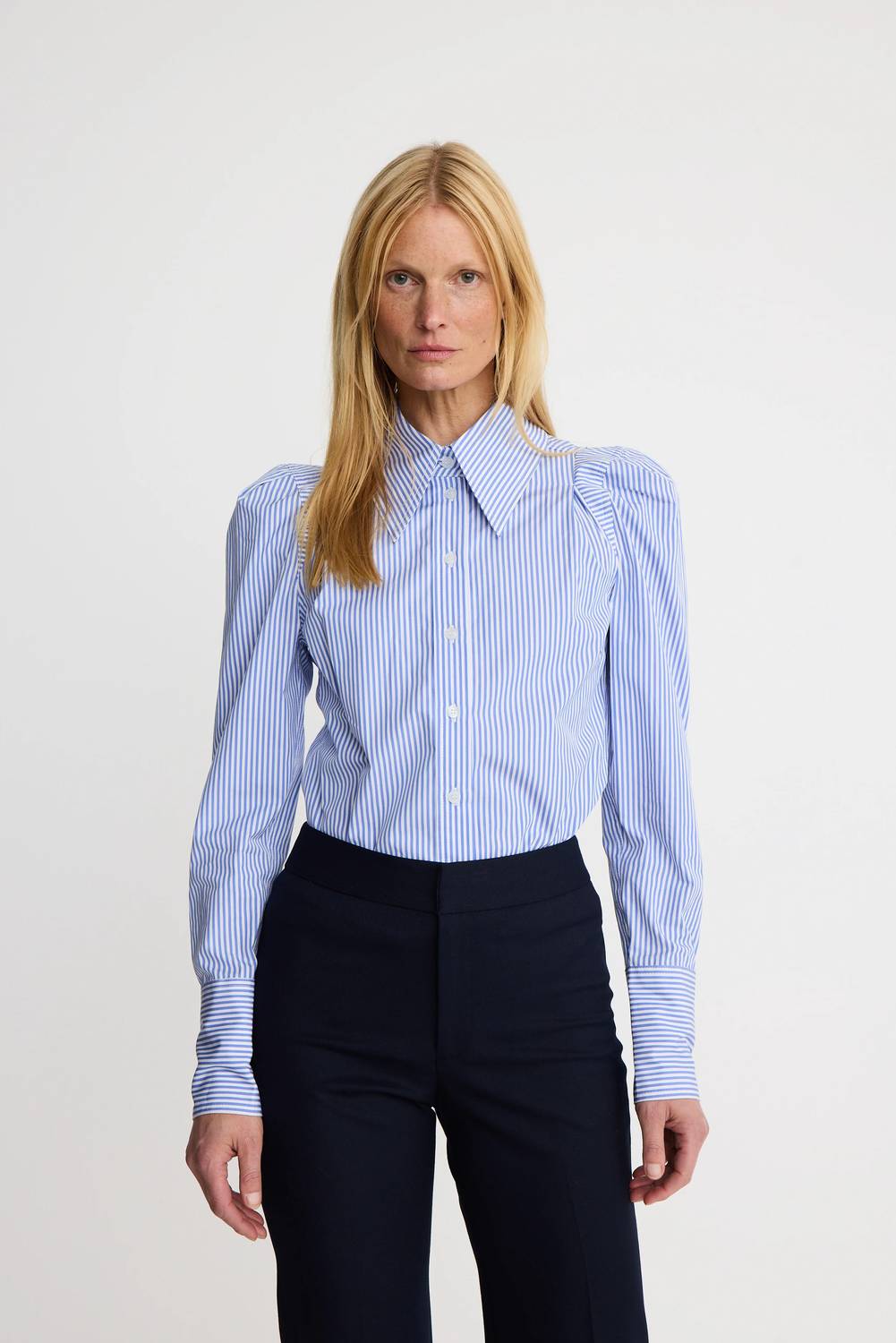Smythe - Box Pleat Long Sleeve Shirt