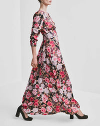 Bytimo - Midnight Rose Satin Dress