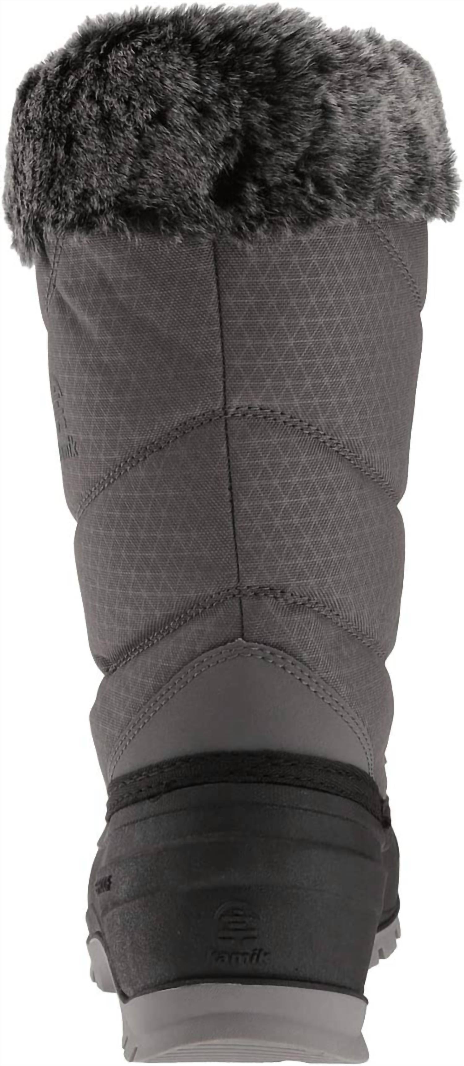 Kamik - Women's Momentum Pull On Rounded Toe Waterproof Snow Boots