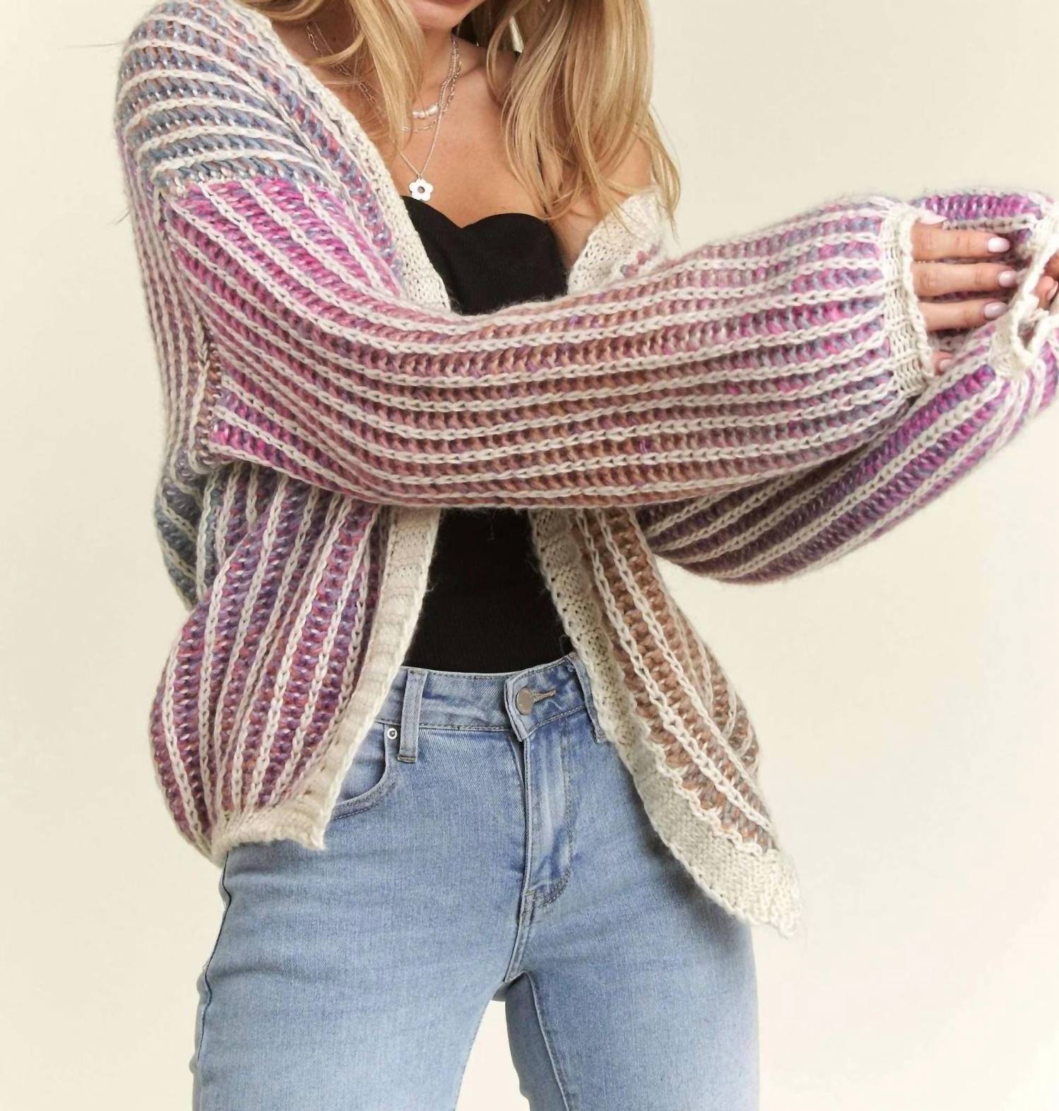Madelyn - Ombre Sweater Cardigan
