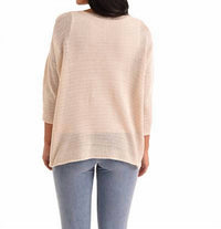 Sloane Crochet Raw Cut Tie Top