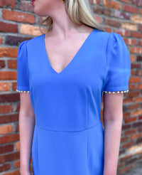 Jade - Pearl Trim Dress