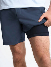 Birddogs - 3-in-1 Khaki Shorts - 7"