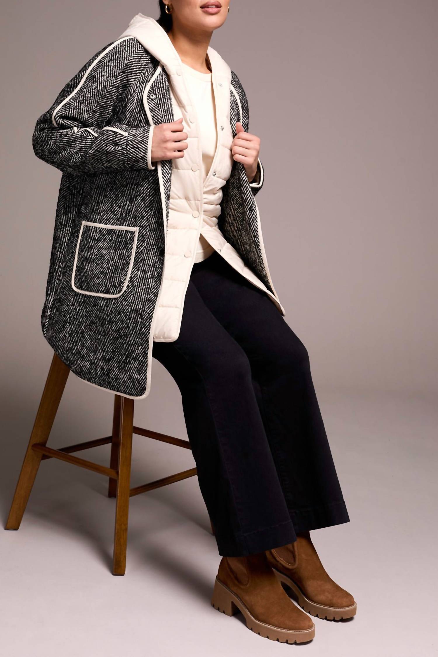 Tribal - Herringbone Lightweight Fooler Coat