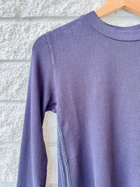 XIRENA Theo Long Sleeve Top in grey smoke - women's long sleeve top - view 4