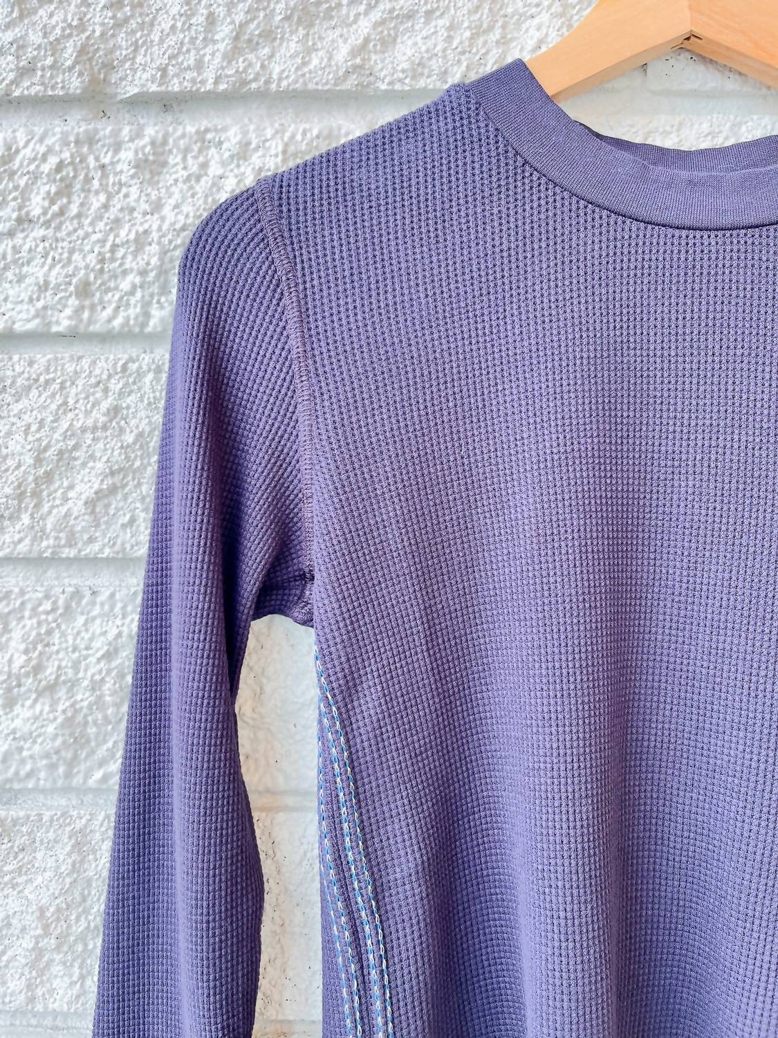 XIRENA Theo Long Sleeve Top in grey smoke - women's long sleeve top - view 4