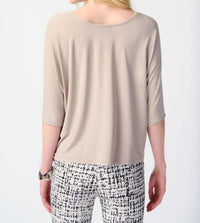 Joseph Ribkoff - Sloane Silky Knit Reversible Boxy Top