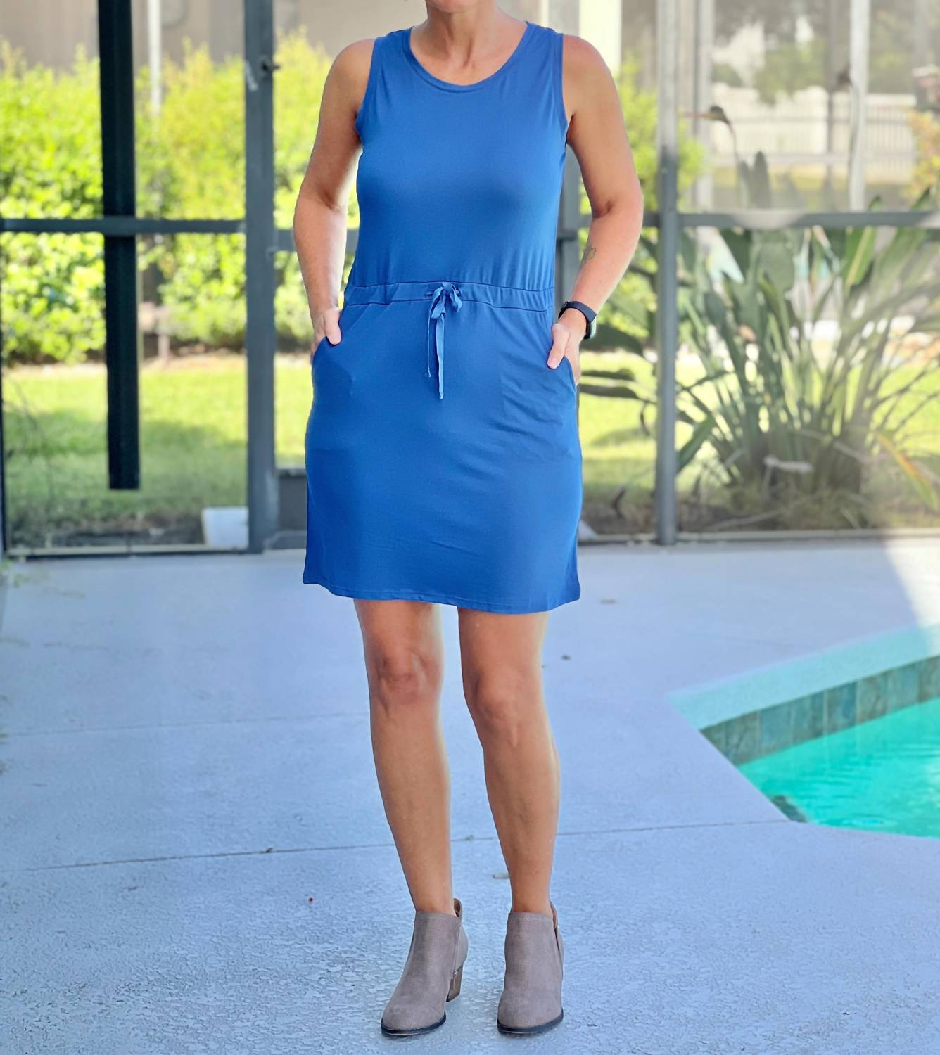 Dm Merchandising - Napa Drawstring Mini Dress