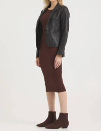Jakett - Amelia Wrinkled Leather Blazer