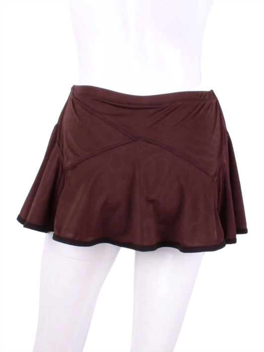 Love Love Tennis - Women's Triangle Tennis Skirt With Black Trim