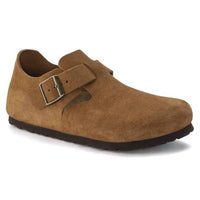 BIRKENSTOCK Women's London Suede Shoes - Narrow in mink - women's sneaker - detail view