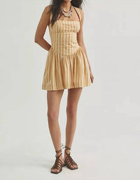 Free People - Laurel Plaid Mini Dress