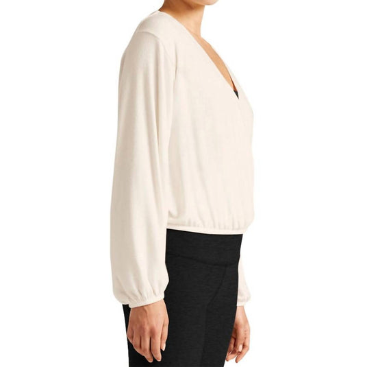 Beyond Yoga - Wrapped Up Pullover Top