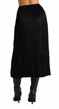 Bella Dahl - Variegated Pleat Midi Skirt