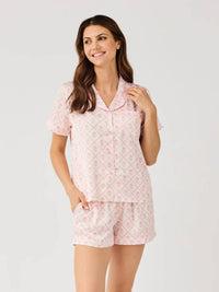 Mary Square - Charlotte Satin Shorts Set
