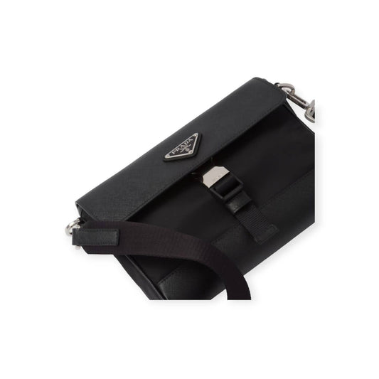 Prada - Women's Re-nylon And Saffiano Shoulder Bag