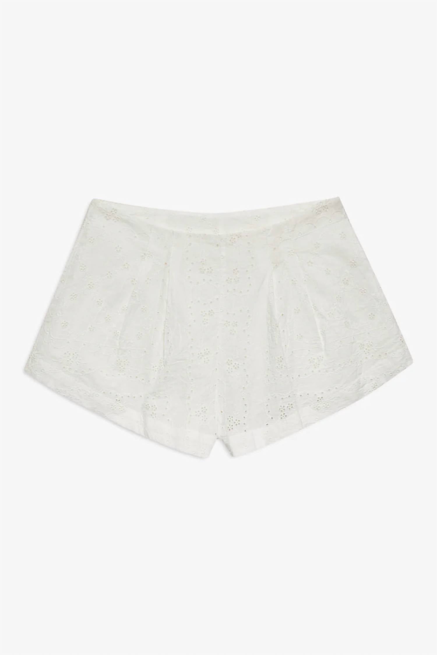 Lil Lemons By For Love And Lemons - Eyelet Mini Short