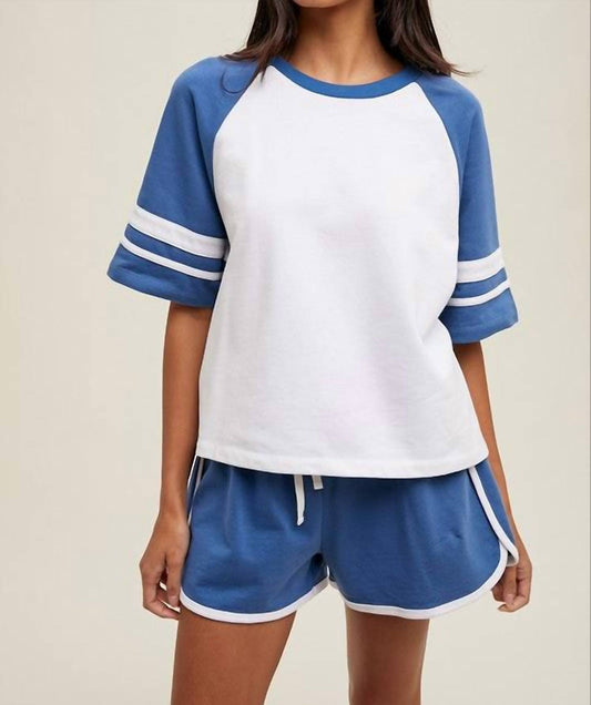 Wishlist - Vintage Jersey Top And Short Set