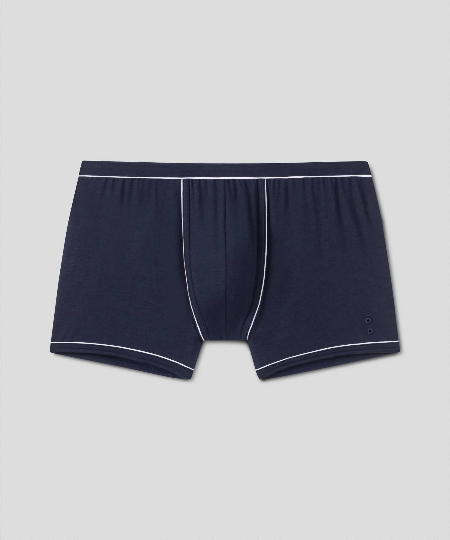 Ron Dorff Boxer Briefs With Piping in navy - men's item - detail view