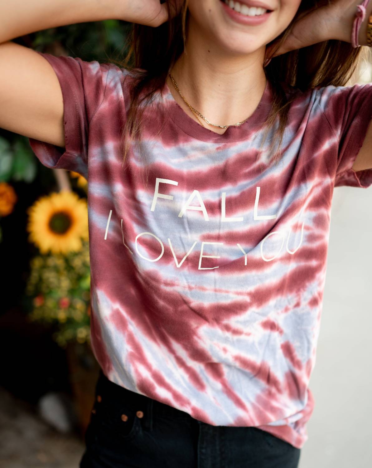 Boat House - Fall I Love You Tie-Dye Tee