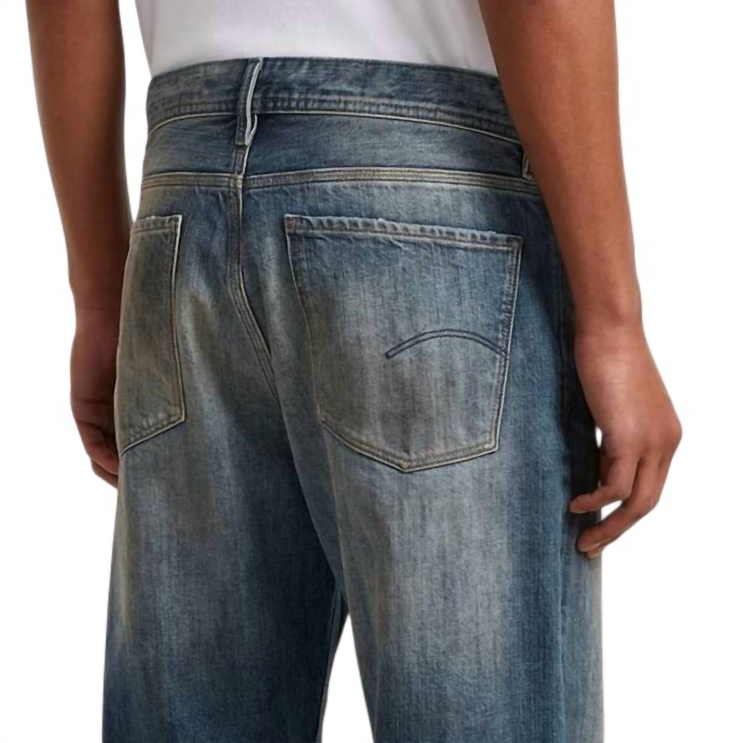 G-Star Rr Dart Loose Selvedge Denim Jeans in dark blue 1 - men's jeans - view 5