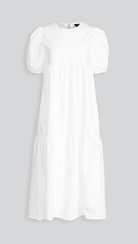 En Saison - WOMEN'S POPLIN MIDI DRESS