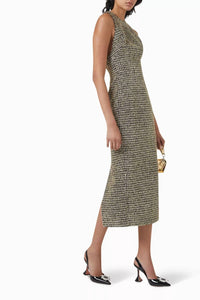 Sau Lee - Anthea Tweed Midi Dress
