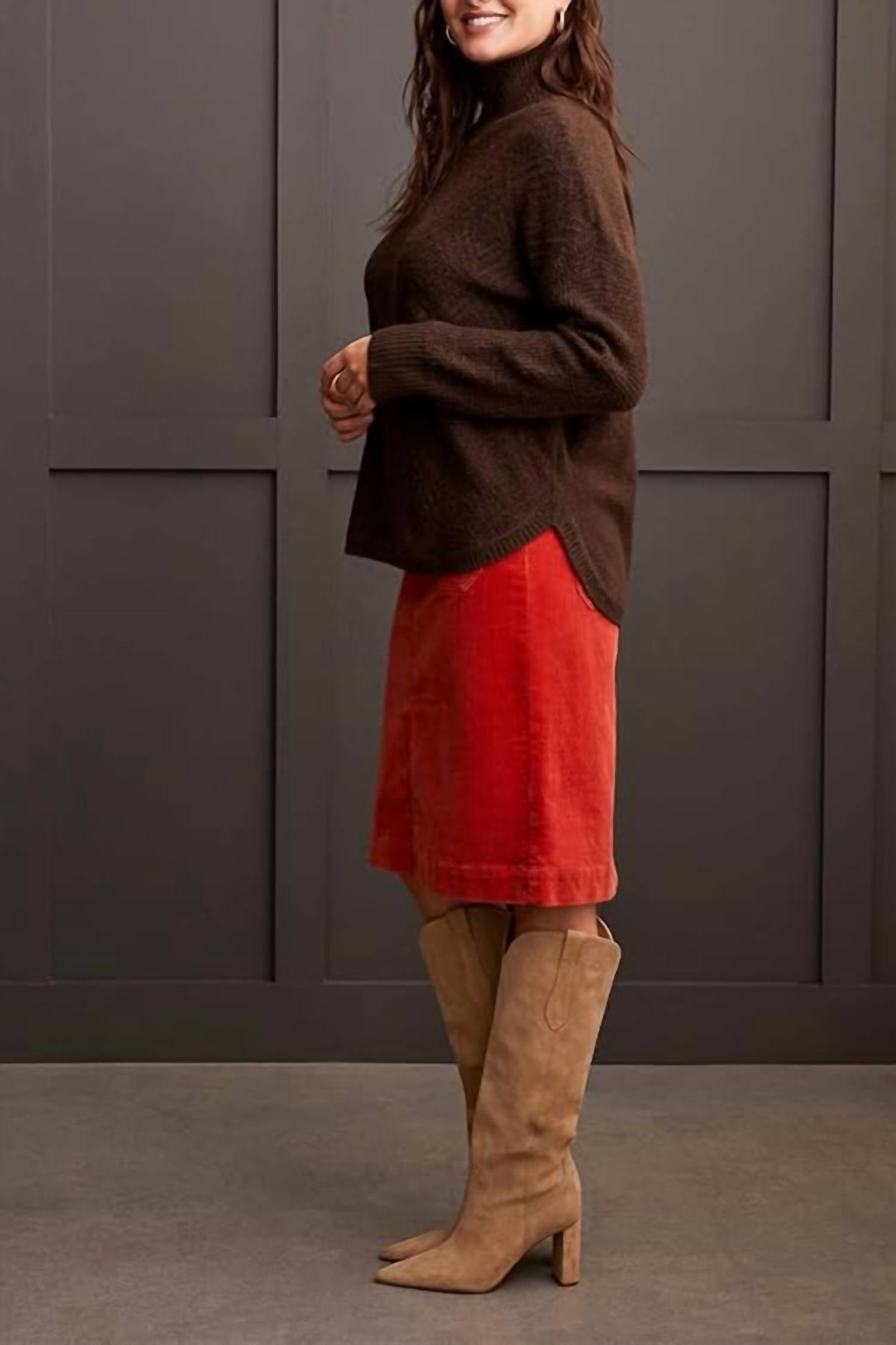 Tribal - Long Sleeve Mock Neck Sweater