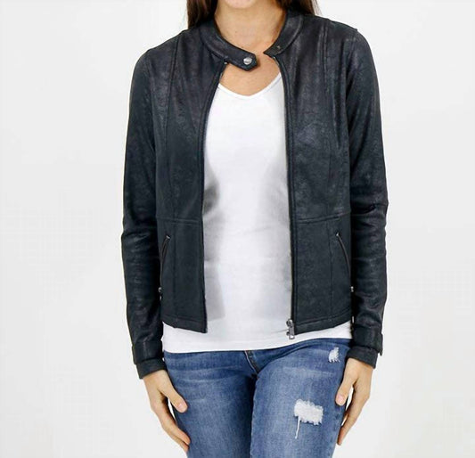 Grace And Lace - Leather Like Cafe Race Jacket