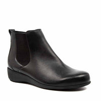 Ziera Women's Shanghai Xf Ankle Boots in black leather - women's shoe