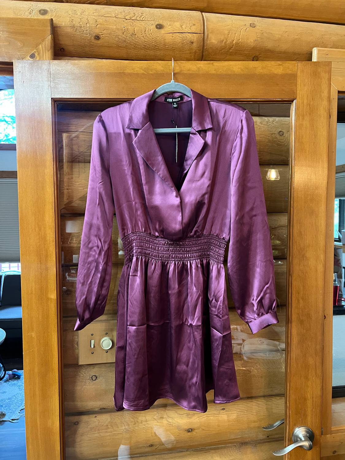 Steve Madden - Valerie Smocked Waist Mini Dress