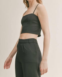 Sadie & Sage - Coffee Date Crop Tank
