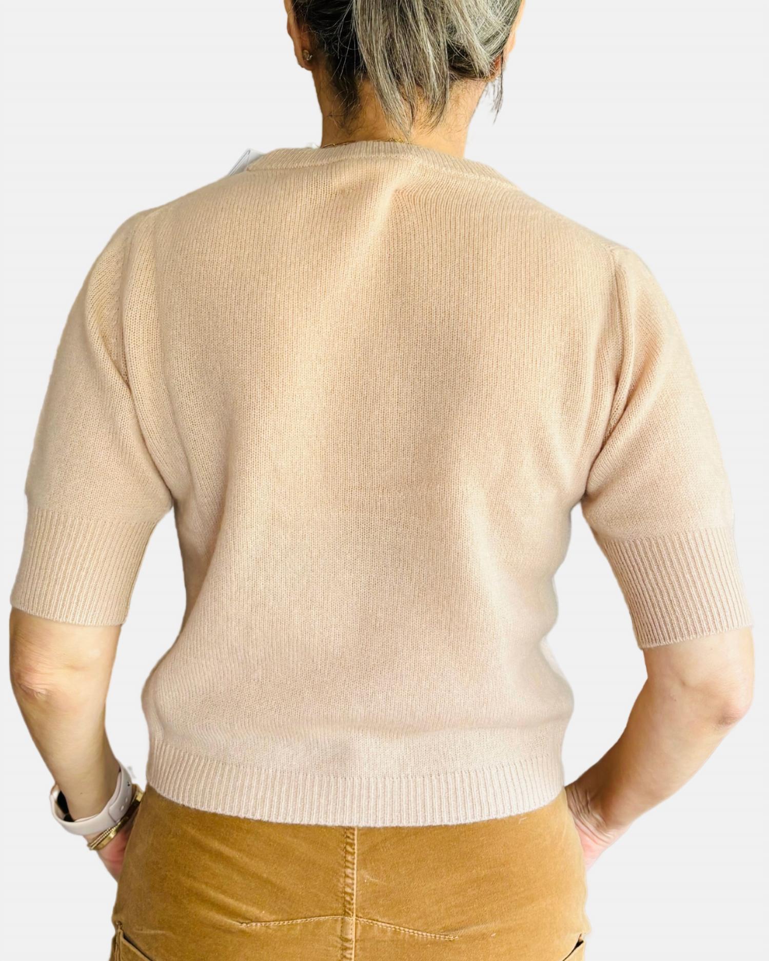 W. Cashmere - Celina Crewneck Short Sleeve Top