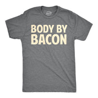 Crazy Dog T-Shirts - Men's Body By Bacon Funny T-shirt