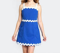 Hannah Banana - Girl's Sleeveless Ricrac-trimmed Dress