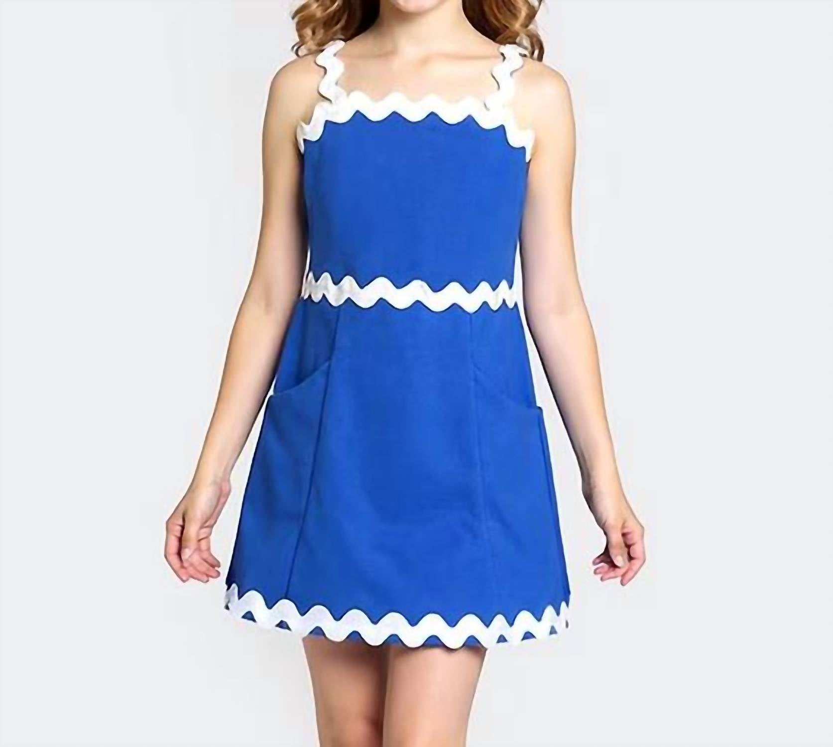 Hannah Banana - Girl's Sleeveless Ricrac-trimmed Dress