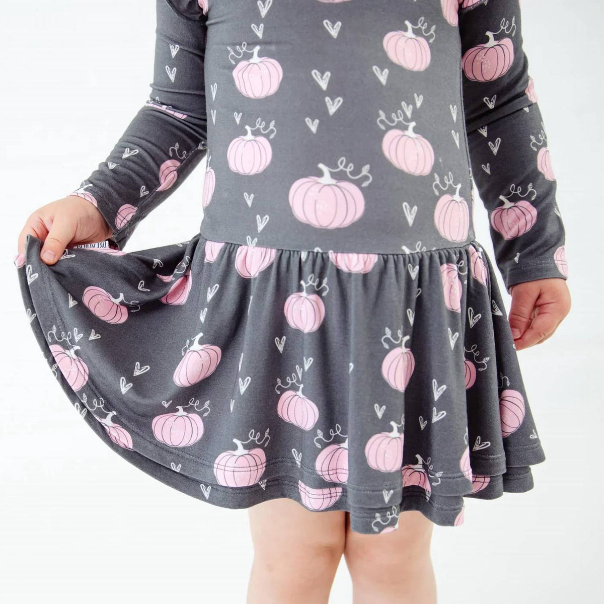 Dreamiere - Pumpkin Spice And Everything Nice Long Sleeve Ruffle Romper