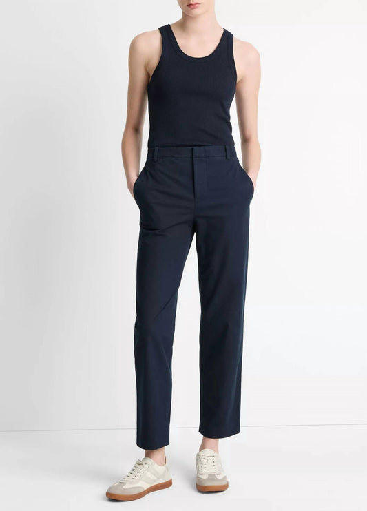 Vince - Women's Mid Rise Italian Stretch Cotton Chino Pant