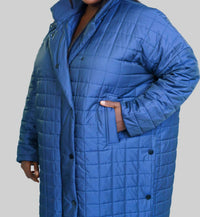 Bitte Kai Rand - Changeant Nylon Box Coat - Plus Size